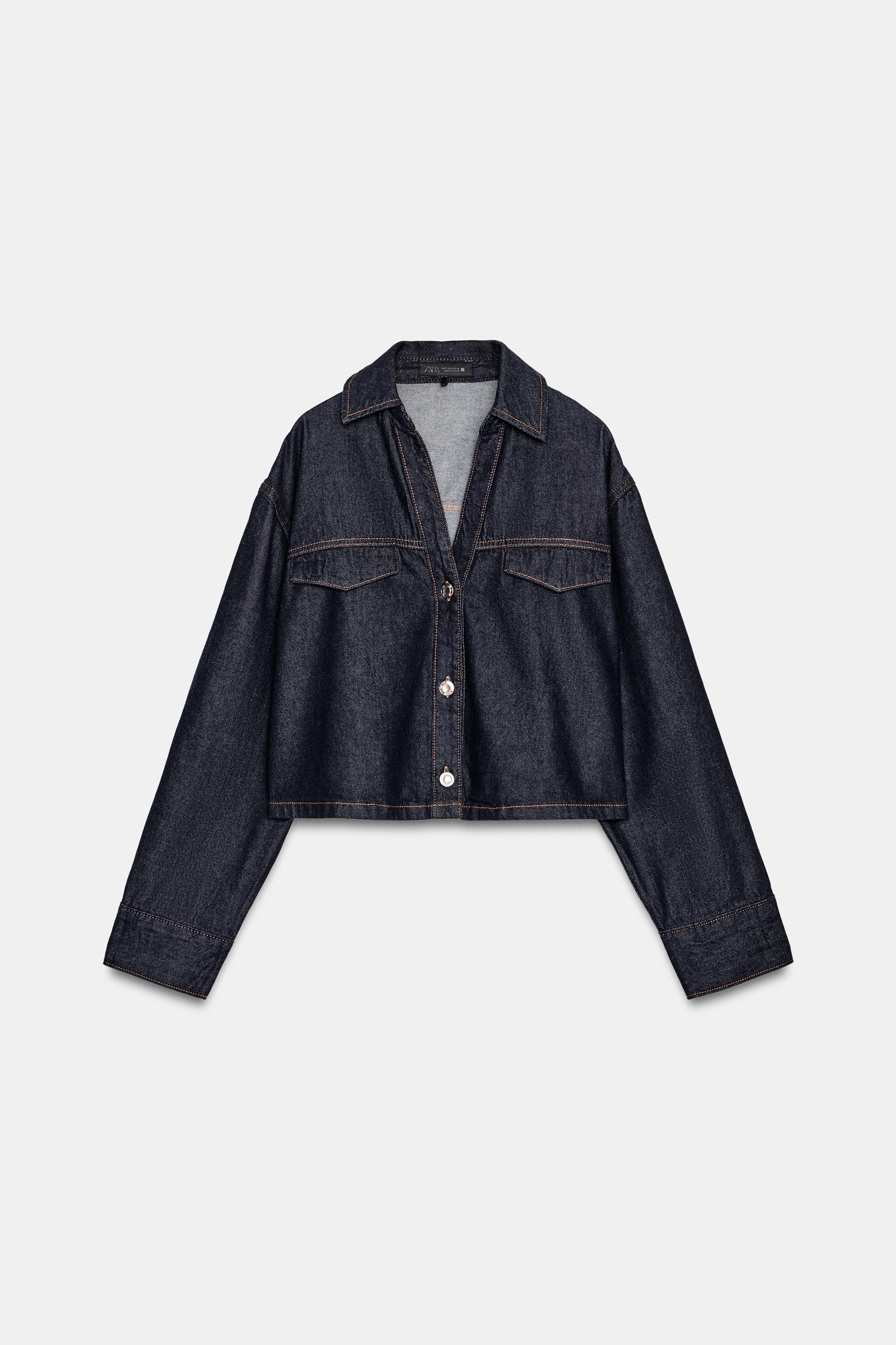CHEMISE Z1975 EN DENIM COURTE À PATTES